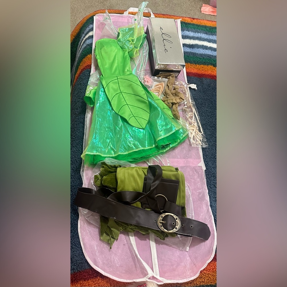 Tinker Bell/Peter Pan his and her costume!